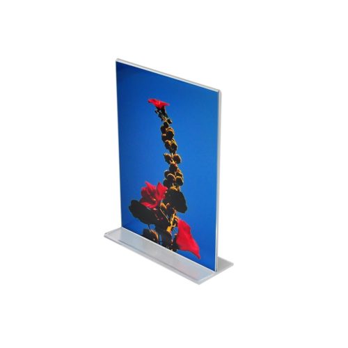 double sided acrylic menu holder tabletop