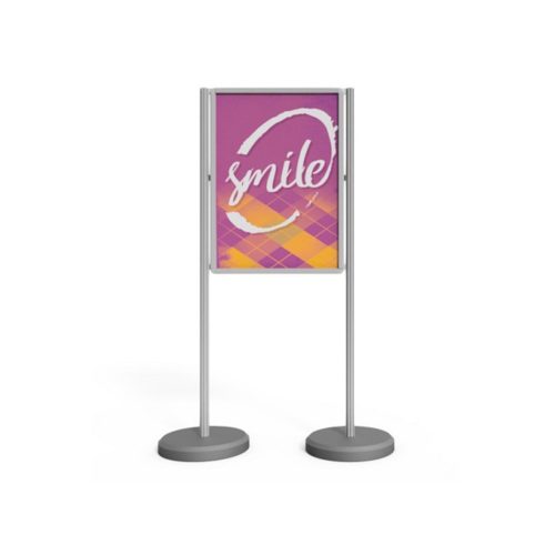 outdoor display stand with snap frame open-air exhibitions
